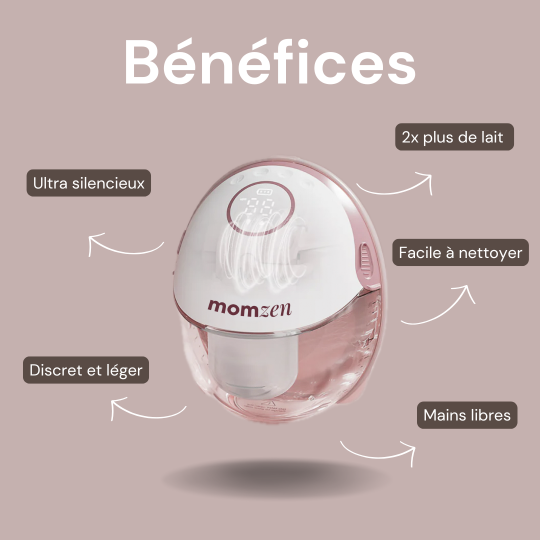 MomZen InstantMilk™ Tire-lait mains libres